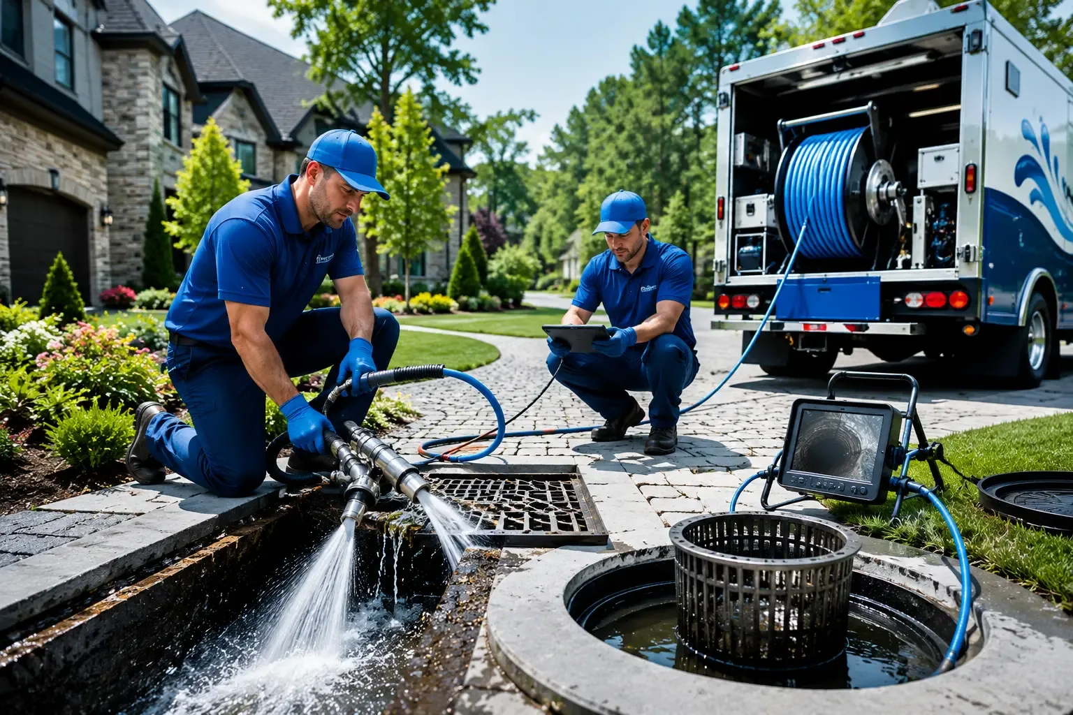 Local outdoor drain cleaning professionals in Grapeville, PA